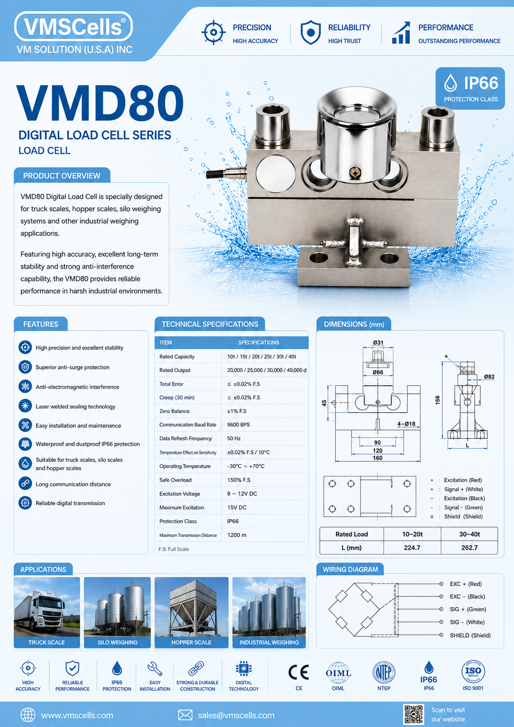 Review xe Load cell vmd80 - 3
